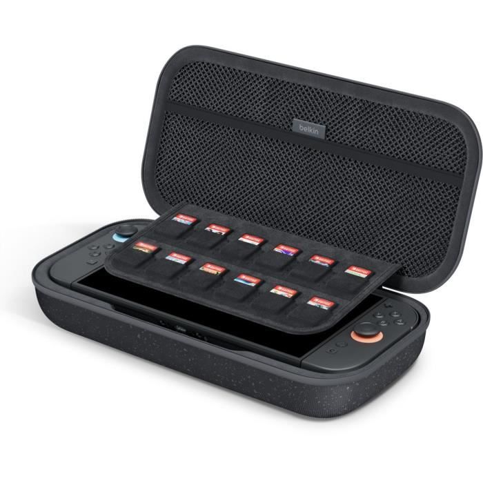 Pochette de rangement avec batterie externe - BELKIN - Nintendo Switch 2 - Anthracite