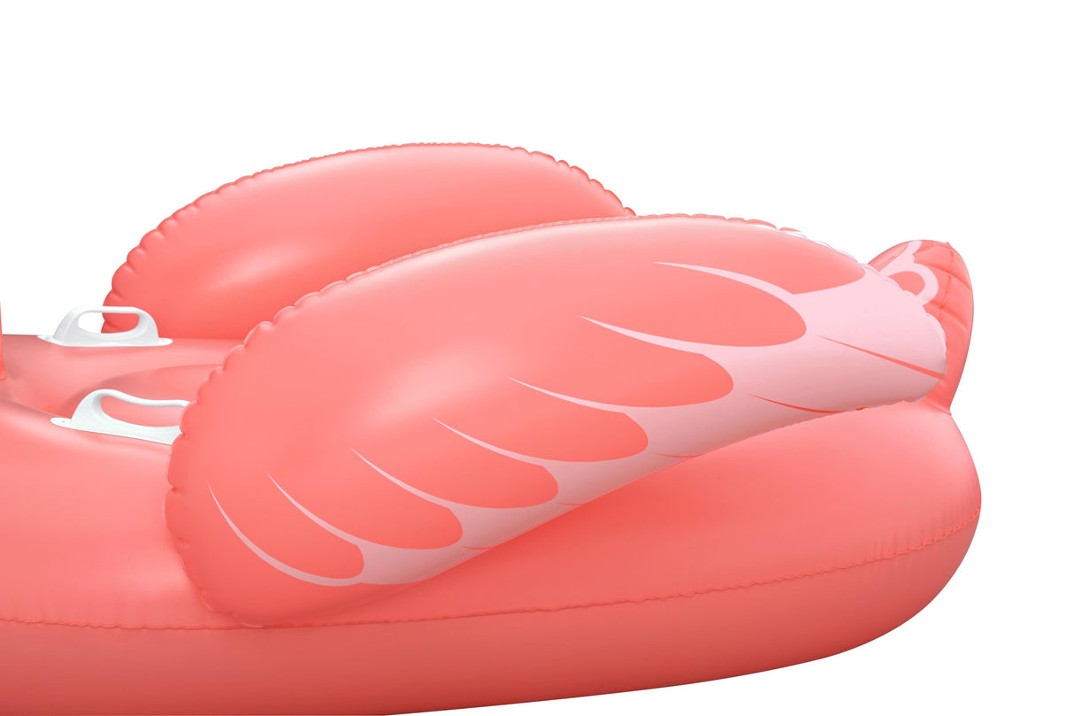 Bouée a chevaucher - Bestway - Flamant rose - 168 x 120 cm