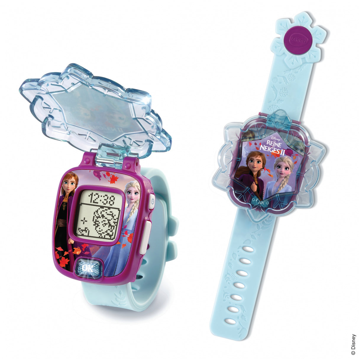 Montre-Jeu Interactive VTECH La Reine des Neiges 2 d'Elsa - Pour Enfant de 3 a 7 ans - Garantie 2 ans