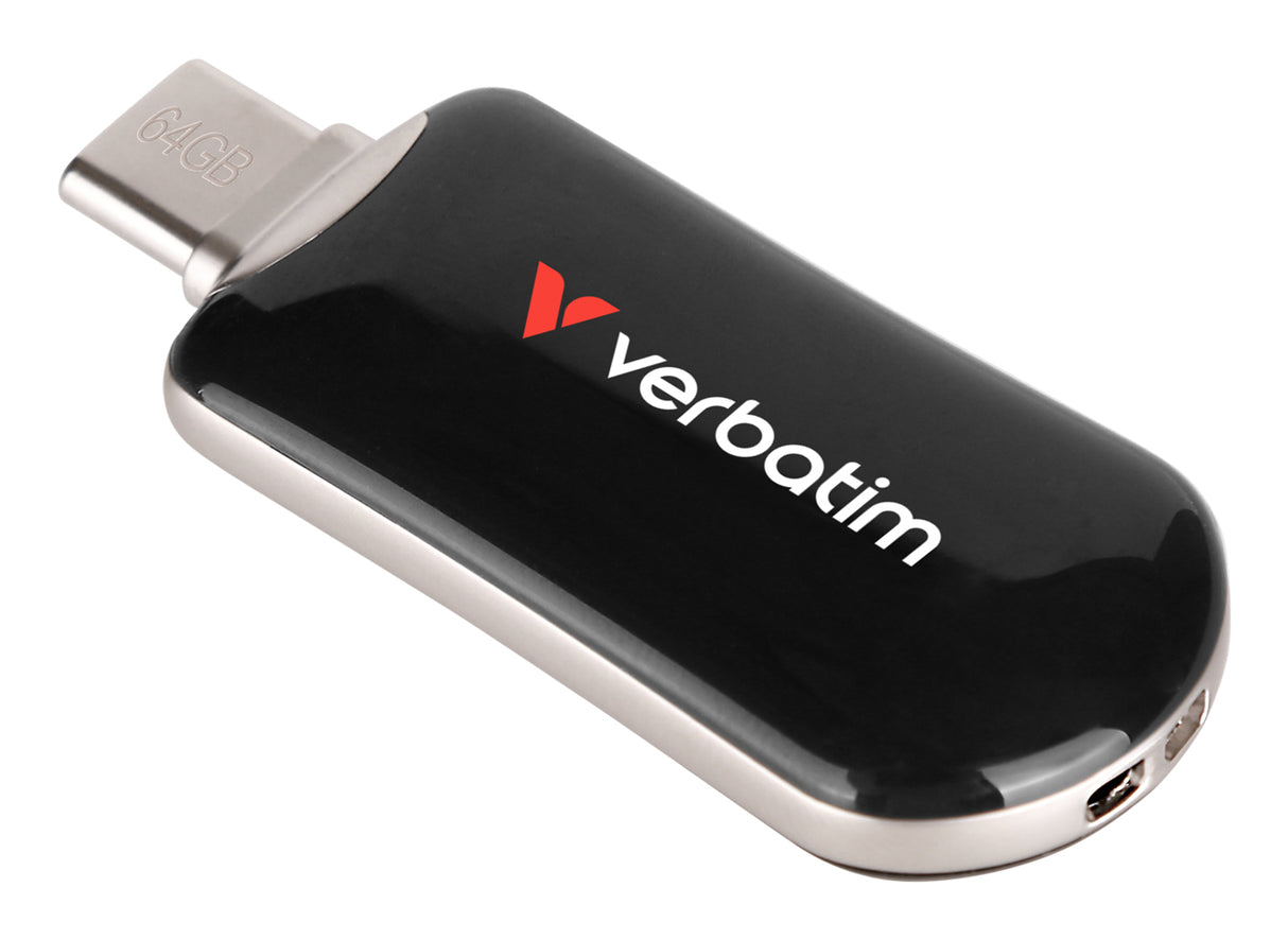 Clé USB-C 3.2 Verbatim Plectra - 64Go (Noir)