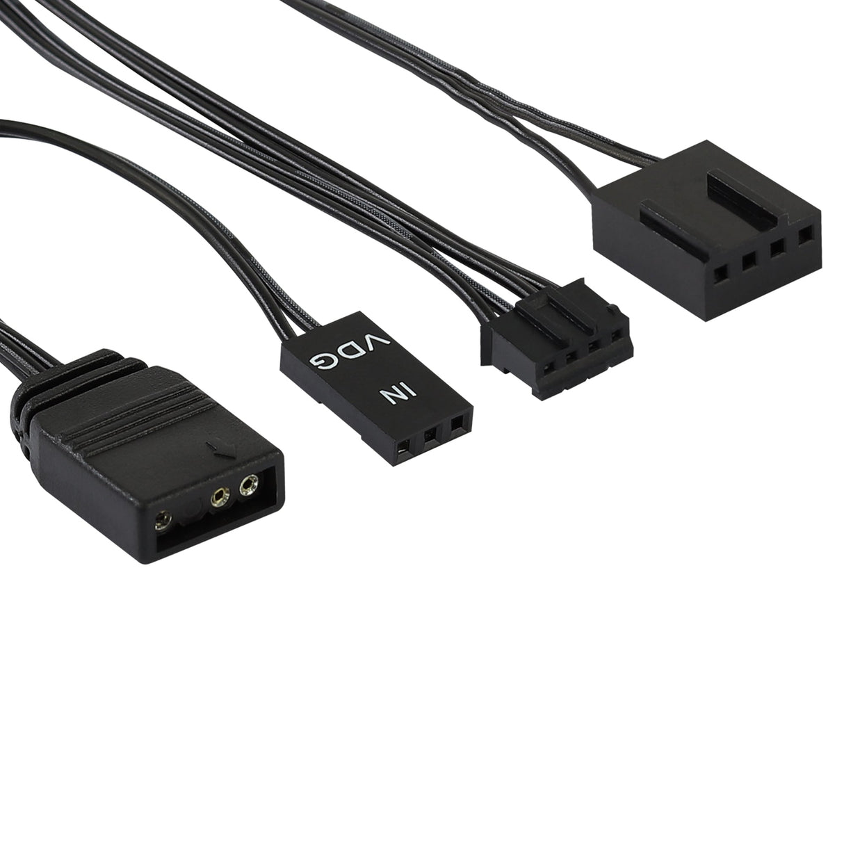 Lot de 3 Ventilateurs de boitier AeroCool Astro 12 Pro RGB 12cm (Noir)