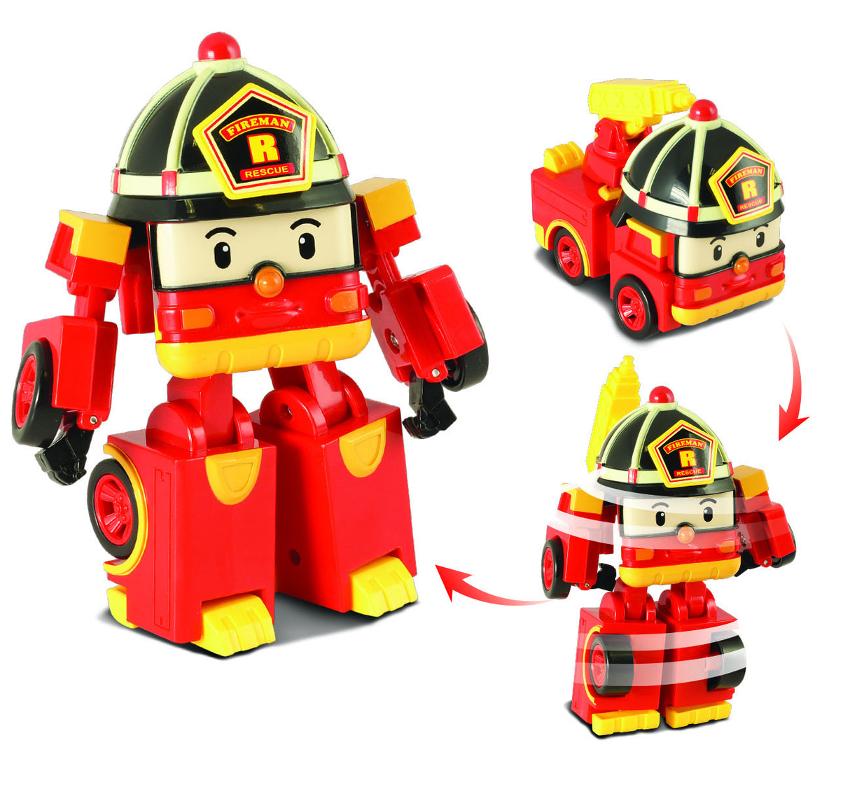 Robot transformable 2-en-1 - ROBOCAR POLI - Roy - 10 cm - Des 3 ans