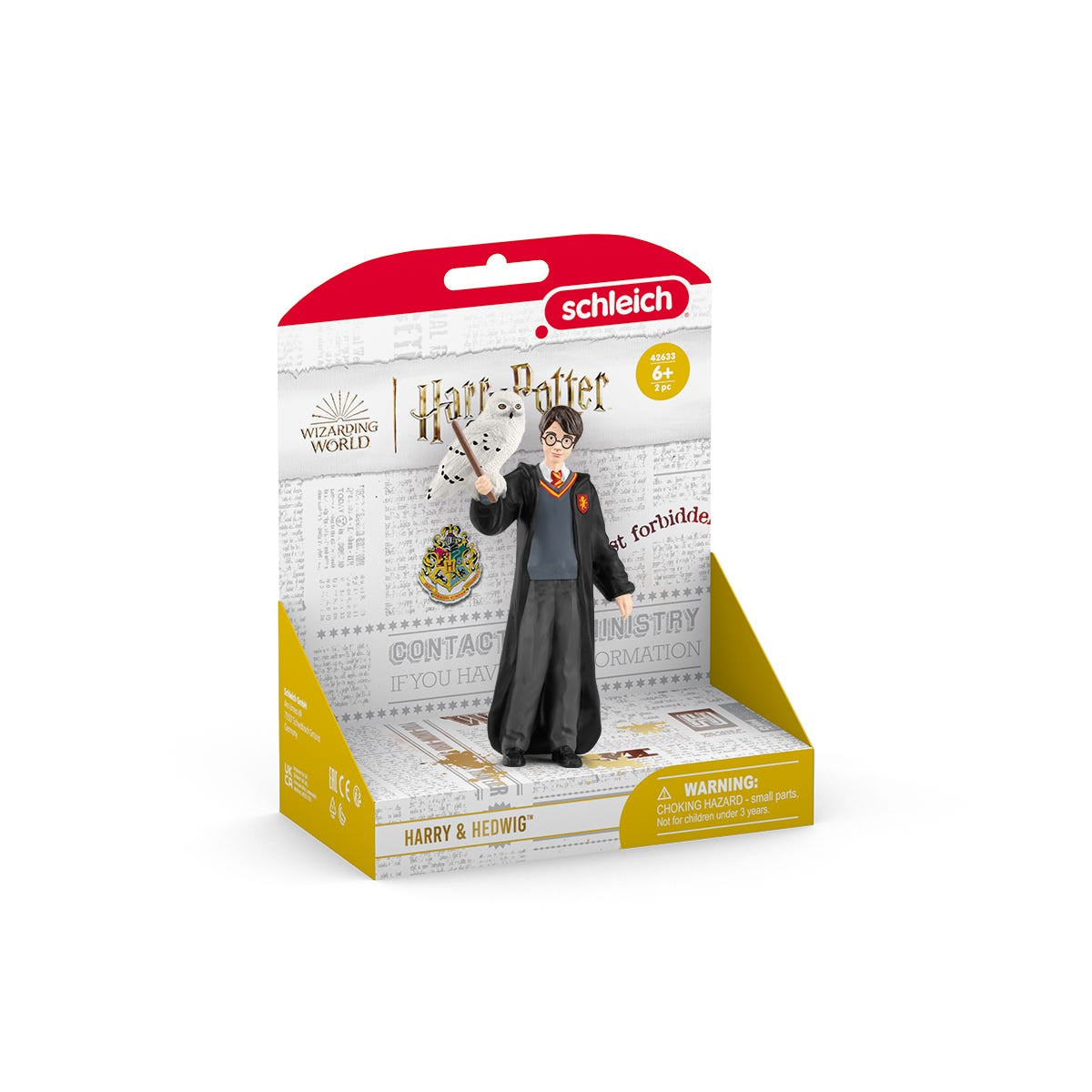 Figurine Harry et Hedwige, Harry Potter, pour enfants des 6 ans, Schleich 42633 Harry Potter, Univers WIZARDING WORLD