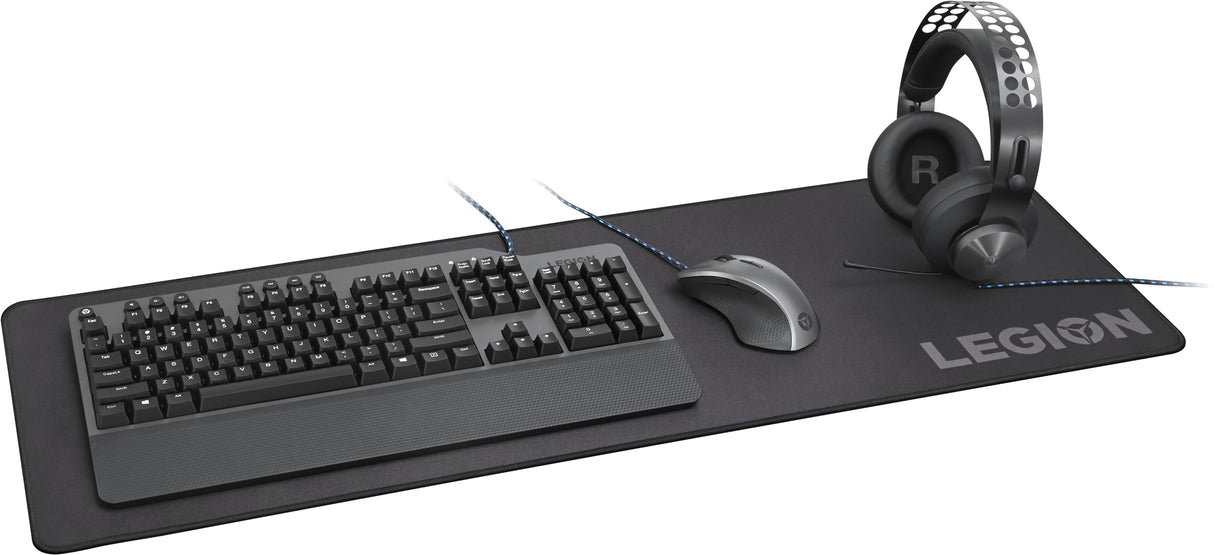 Tapis de souris XL LENOVO - 90 x 30 cm - Gaming - Grande surface - Noir