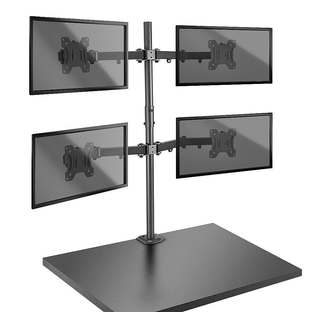 Support Quadruple-écran à fixer Lindy de 17" à 28" (7kg max)