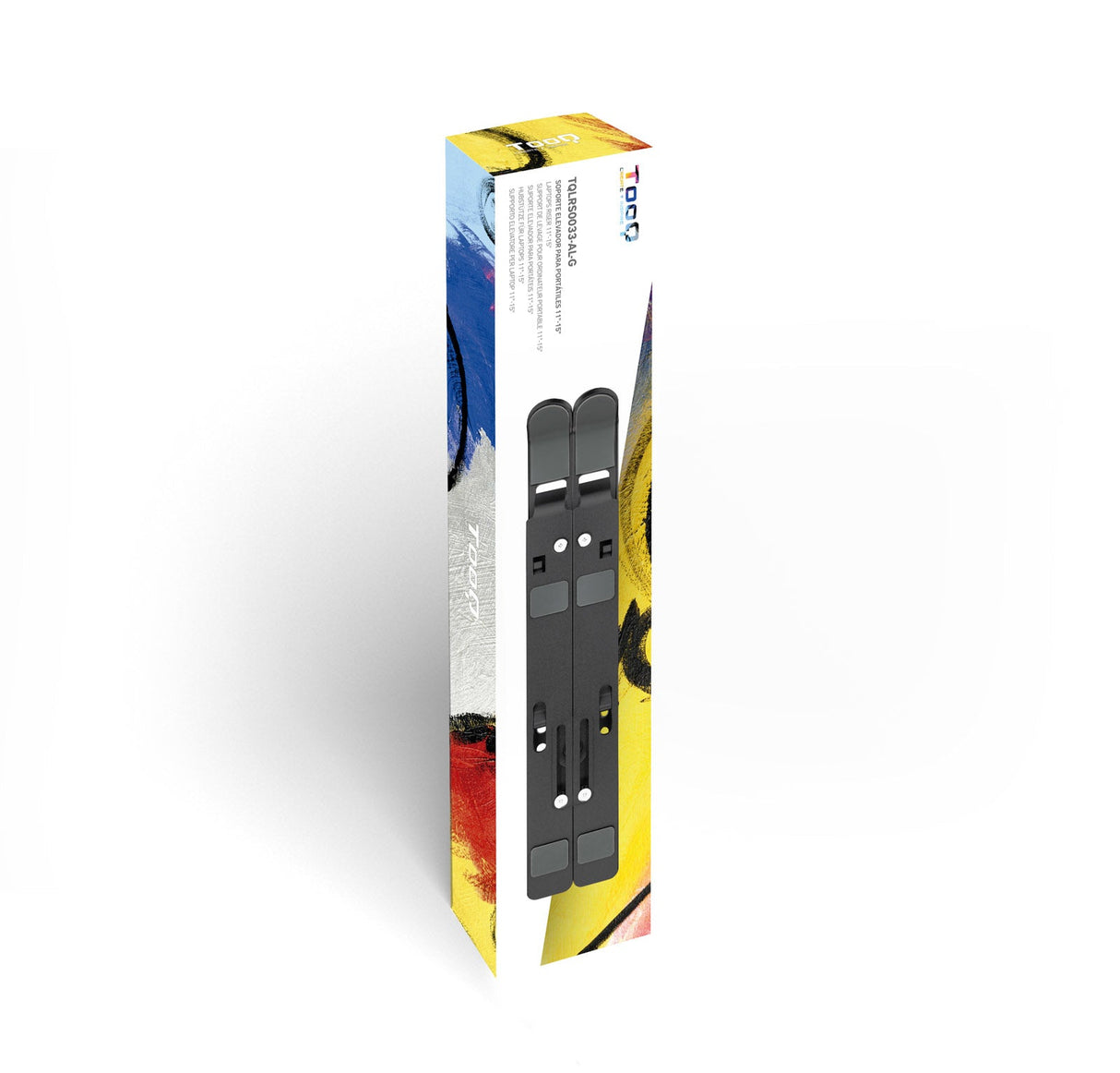Support �l�vateur Tooq TQLRS0033-AL-G pour Ordinateurs Portables (Gris)
