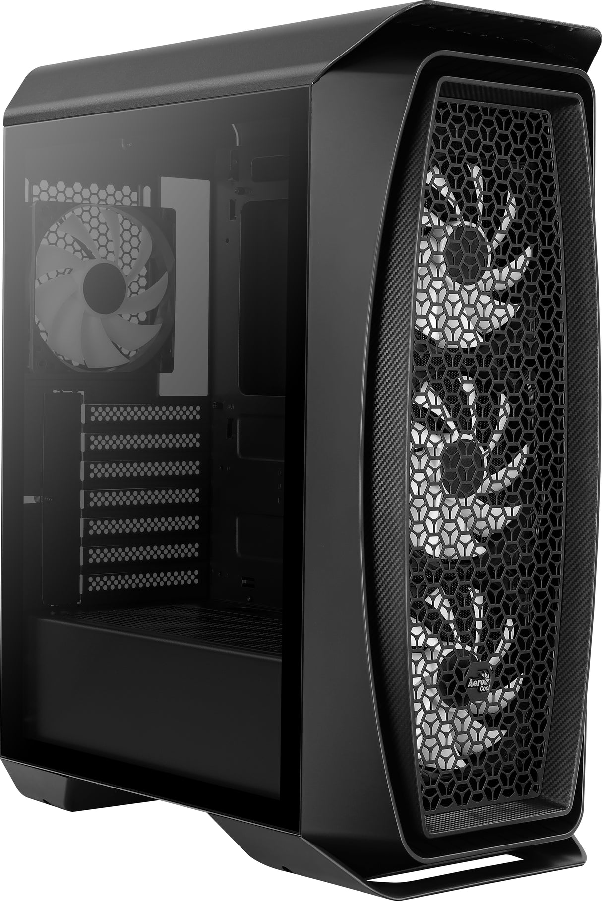 Boitier Moyen Tour ATX AeroCool Aero One Frost RGB avec panneau vitré (Noir)