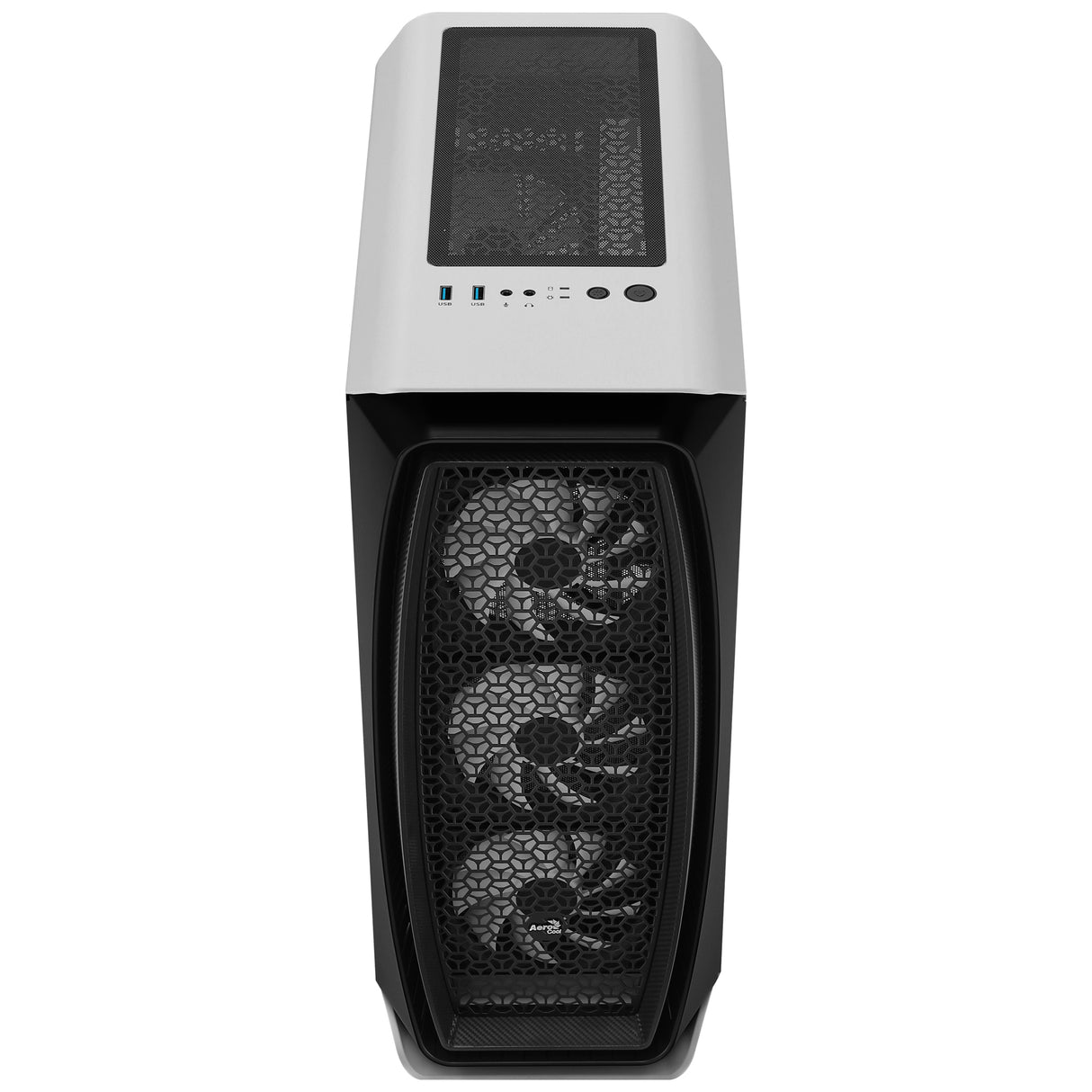 Boitier Moyen Tour ATX AeroCool Aero One Frost RGB avec panneau vitré (Blanc)