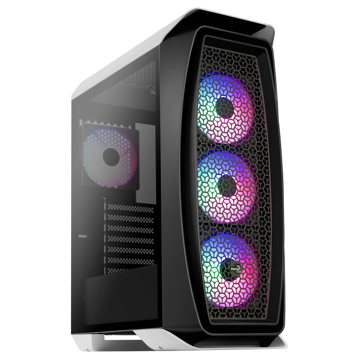 Boitier Moyen Tour ATX AeroCool Aero One Frost RGB avec panneau vitré (Blanc)