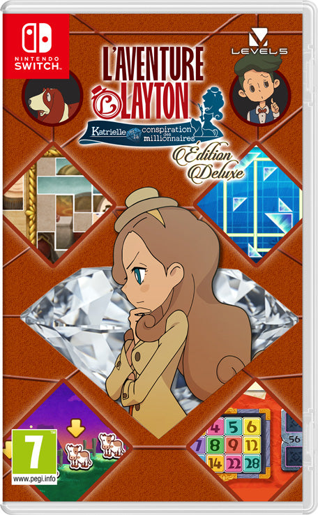 L'Aventure Layton: Katrielle et la Conspiration des Millionnaires - Édition Deluxe • Jeu Nintendo Switch