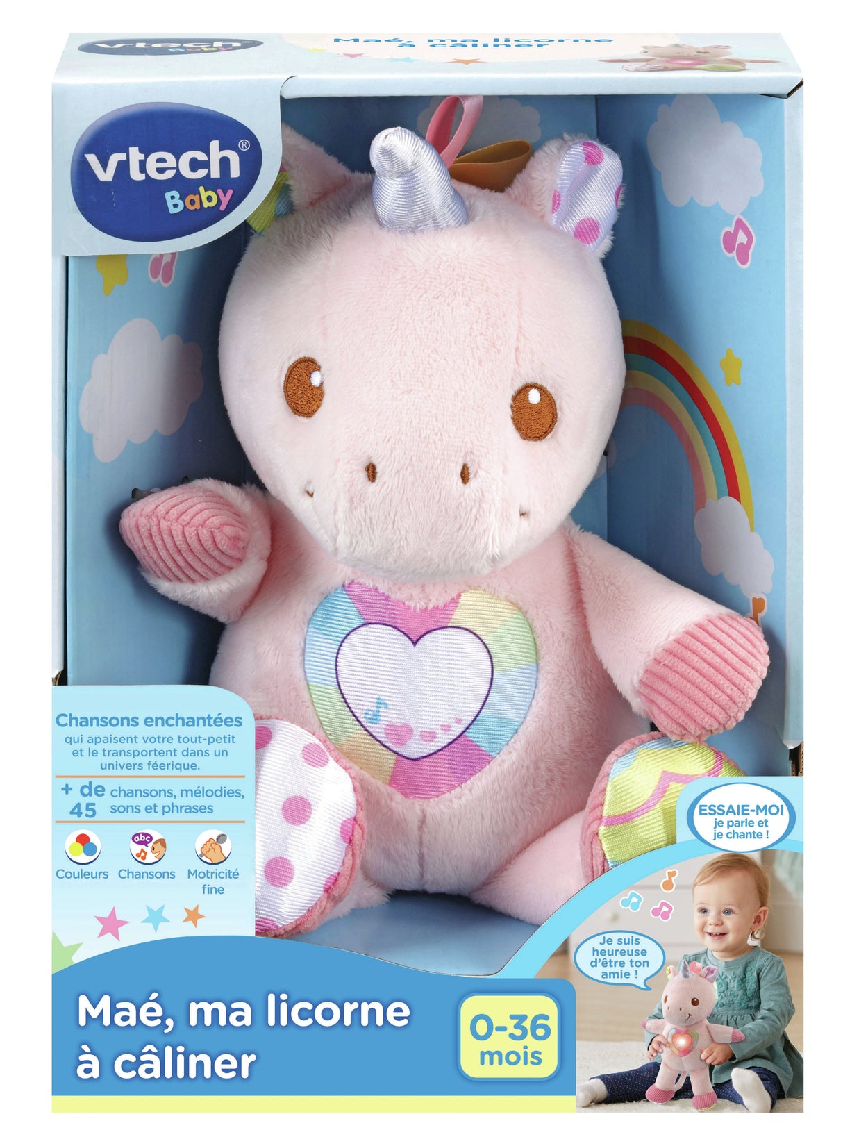 VTECH BABY - Maé, Ma Licorne a Câliner