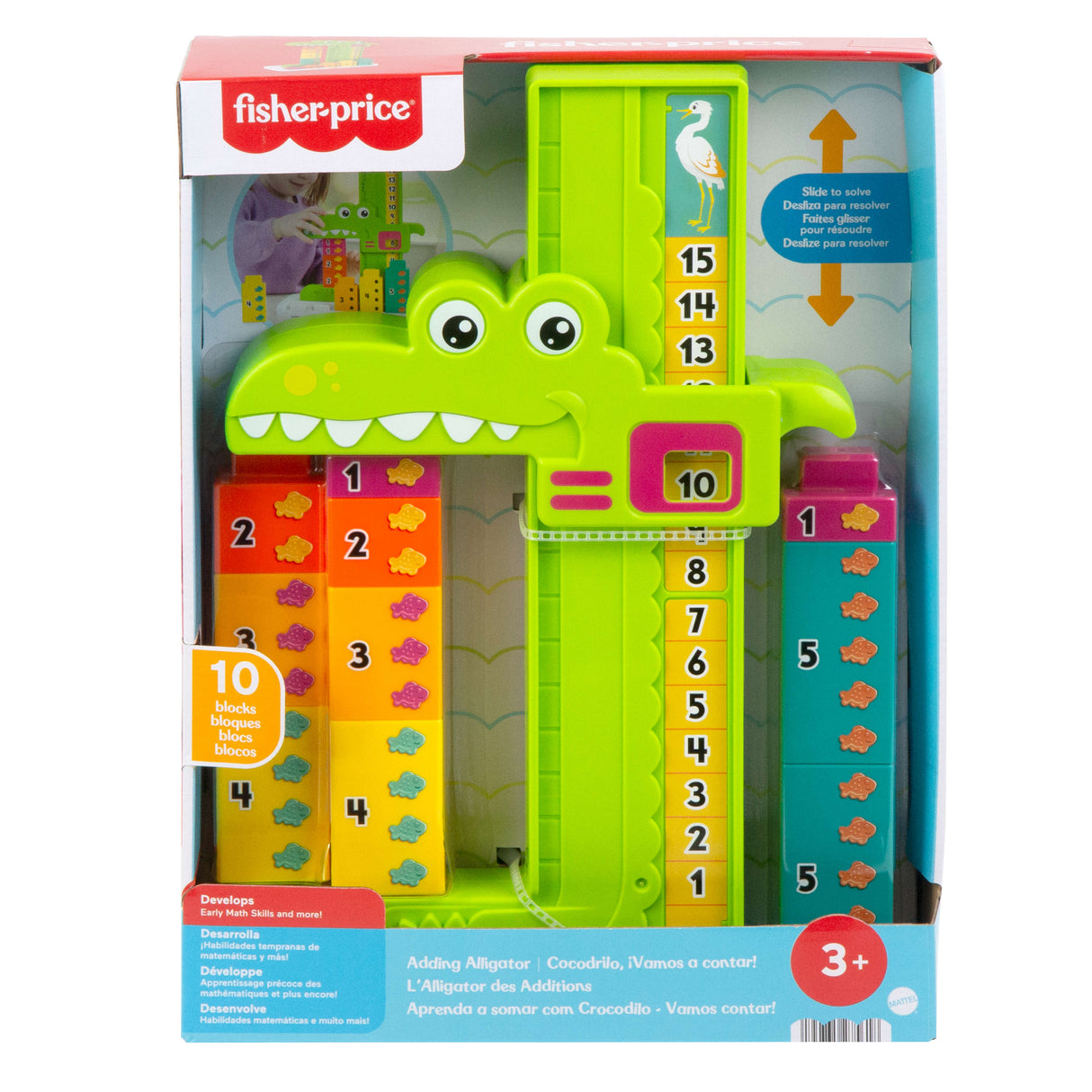 Fisher-Price-L'Alligator Des Additions-Jouet D'Apprentissage JCT13