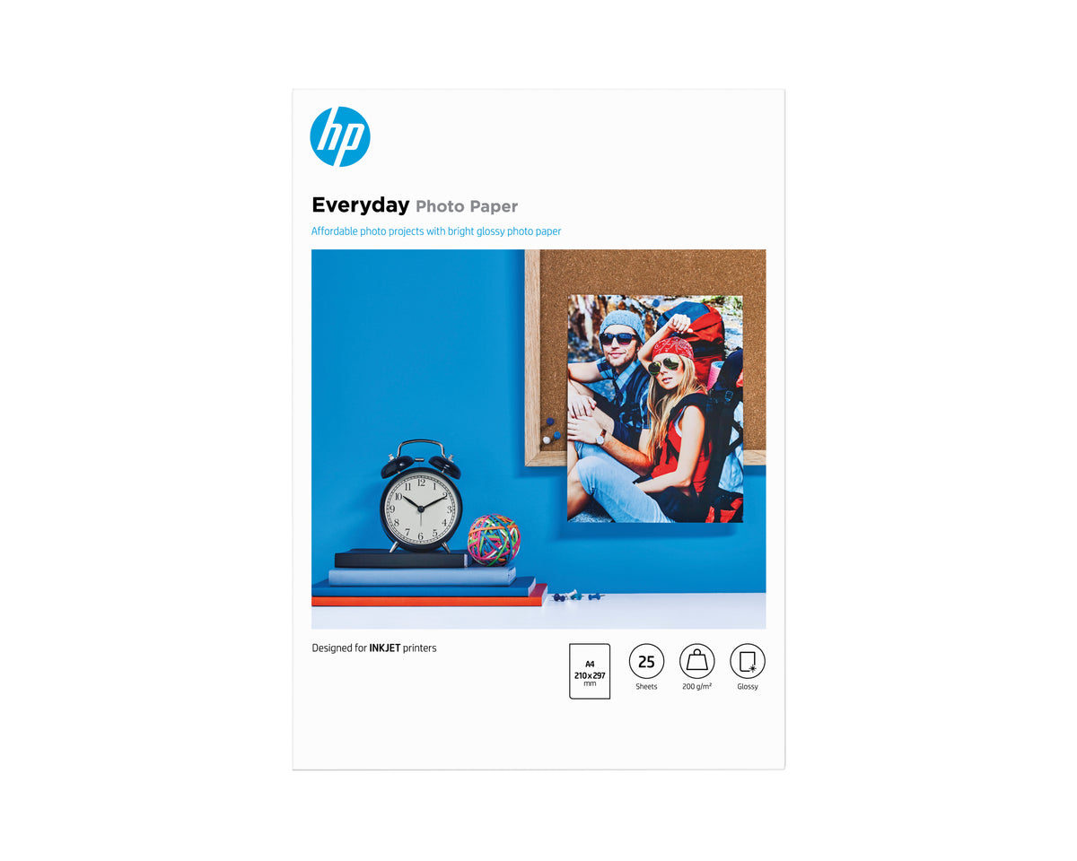 Papier photo HP Q5451A - 25 feuilles A4