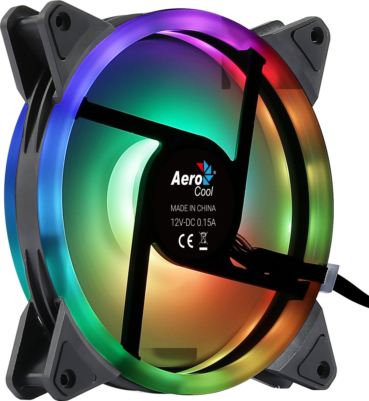 Ventilateur pour boitier PC - AEROCOOL - Duo 14 ARGB - 140mm - 1000 TPM - 23,2 dBA
