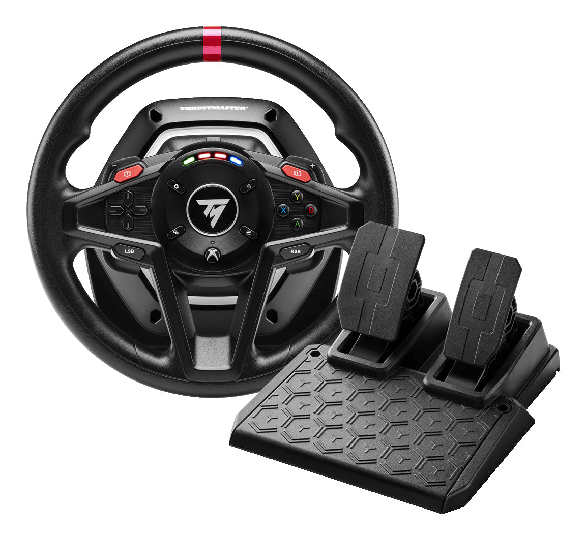Volant gaming - THRUSTMASTER - T128 X SHIFTER PACK - Pour Xbox Series XS Xbox One et PC - Noir et Rouge