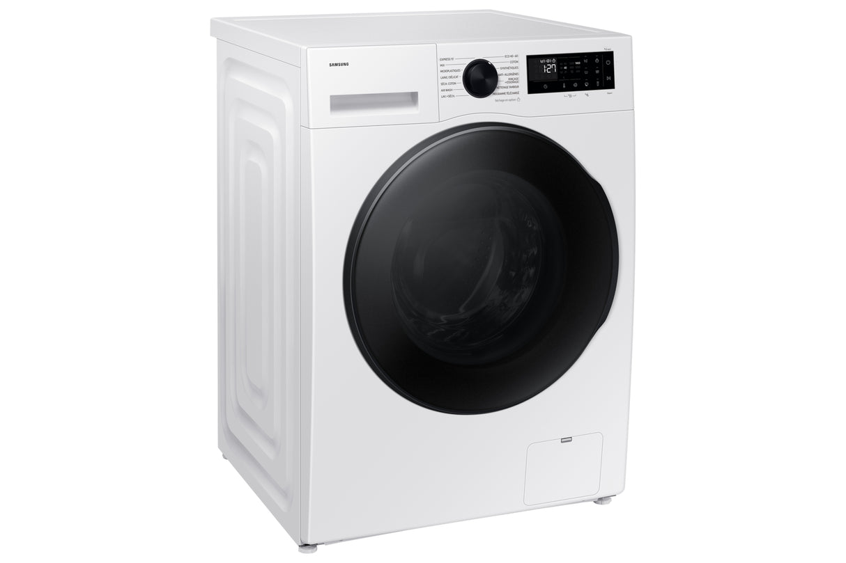 Lave-linge séchant SAMSUNG AI ecobubble™ WD90DG5B15BE - 9 / 6 kg - L60cm - 1400 trs/min - Blanc