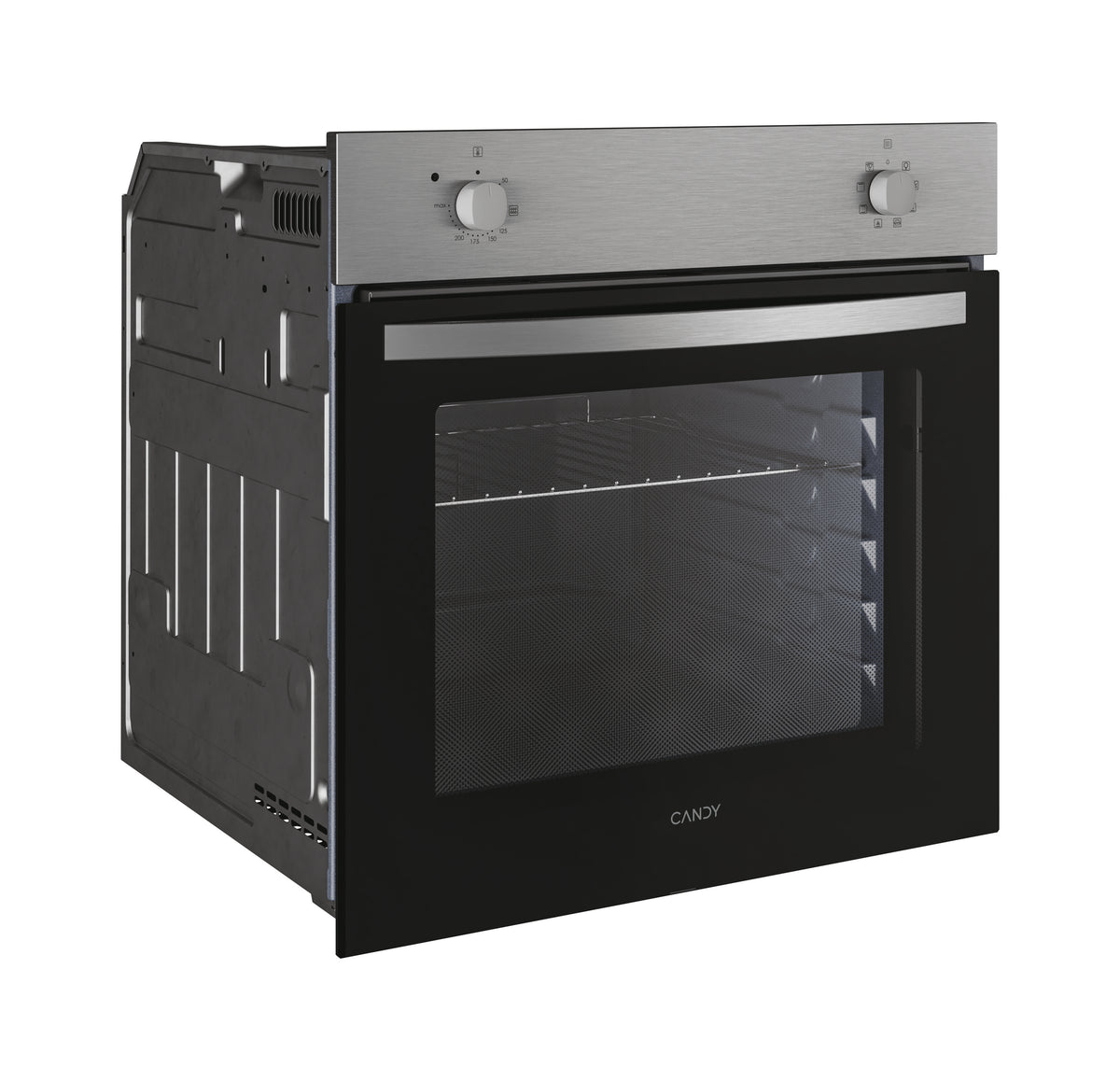 Four encastrable - Convection naturelle - CANDY FIDC X100 - 70L - Inox et noir - Classe A