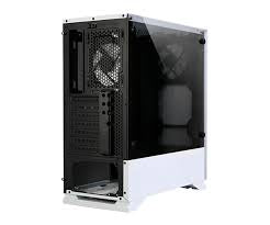 Boitier Moyen Tour ATX Zalman S5 RGB avec panneaux vitrés (Blanc)