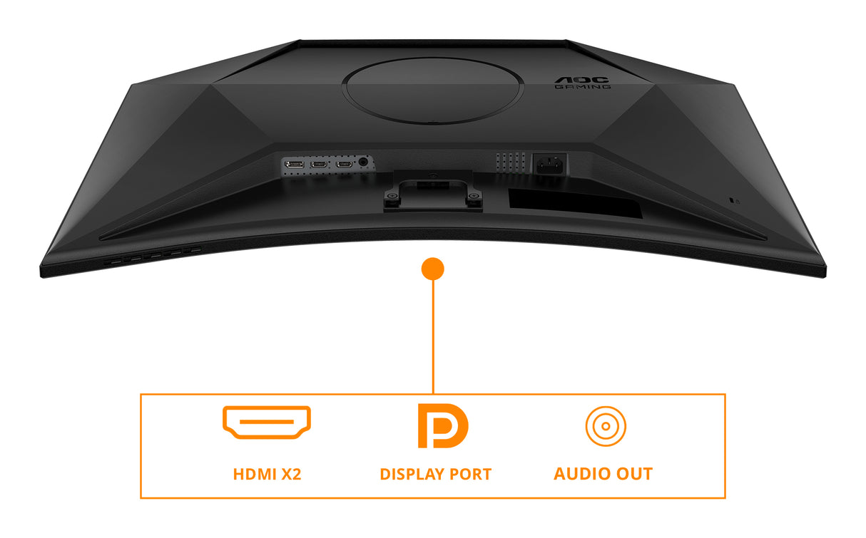 Ecran PC incurvé Gamer - AOC - 32'' - QHD - 180Hz - Dalle Fast VA - 0,5ms - CQ32G4VE