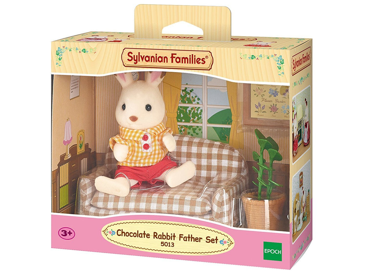 Le papa Lapin Chocolat et salon - Sylvanian Families - 5013