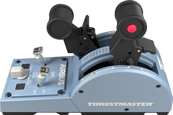 THRUSTMASTER Joystick TCA Officer Pack Airbus Edition : Réplique ergonomique du Mini-manche et Quadrant Airbus