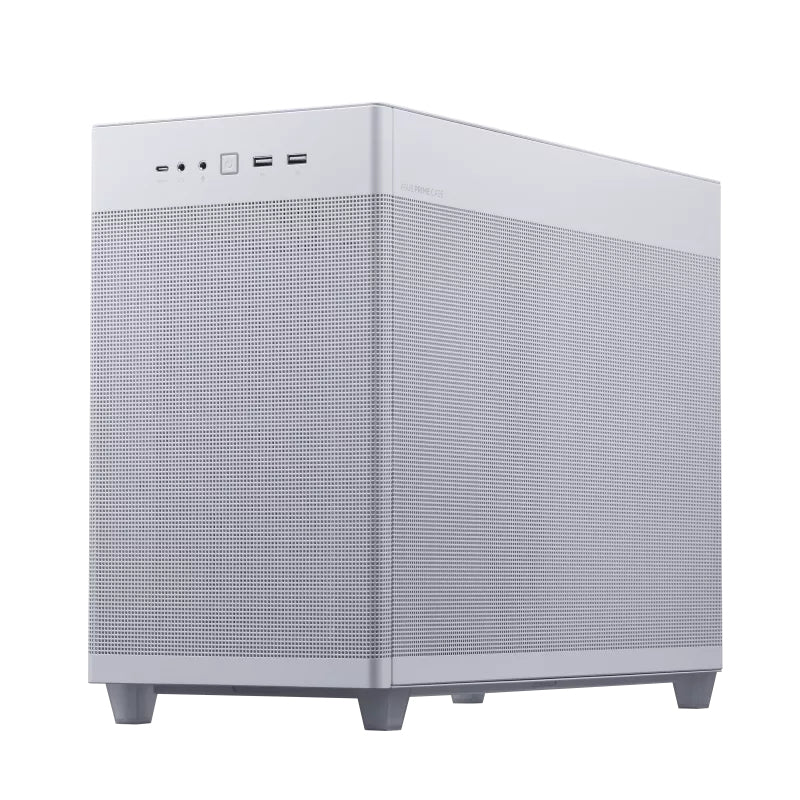 Boitier Mini Tour Micro ATX Asus Prime AP201 avec panneau vitré (Blanc)
