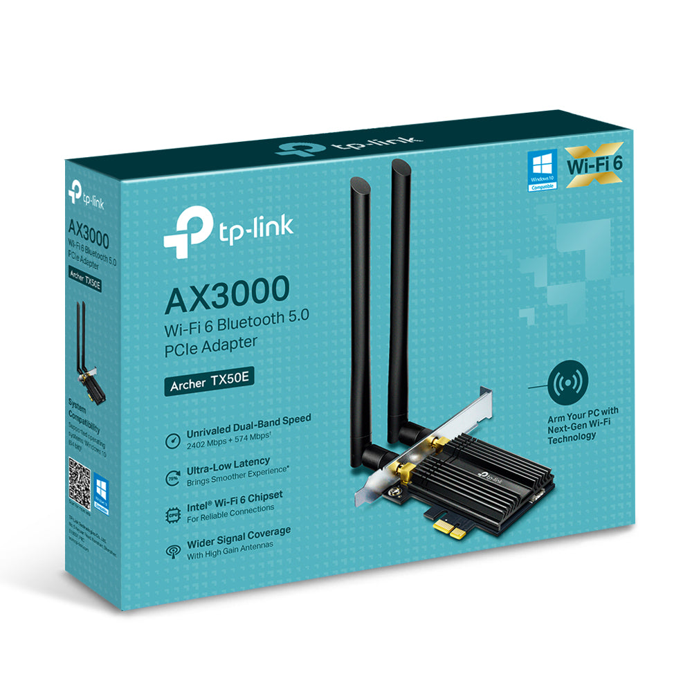 Carte Réseau PCI-Express WiFi 6/Bluetooth TP-Link Archer TX50E (AX3000)