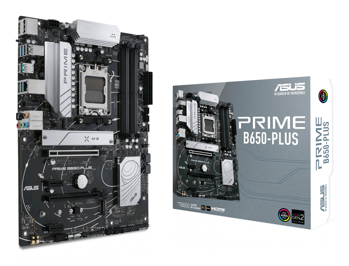 Carte Mere - ASUS - PRIME B650-PLUS - Socket AM5 - DDR5 - ATX - 128 Go - PCIe 4.0 - SATA-600