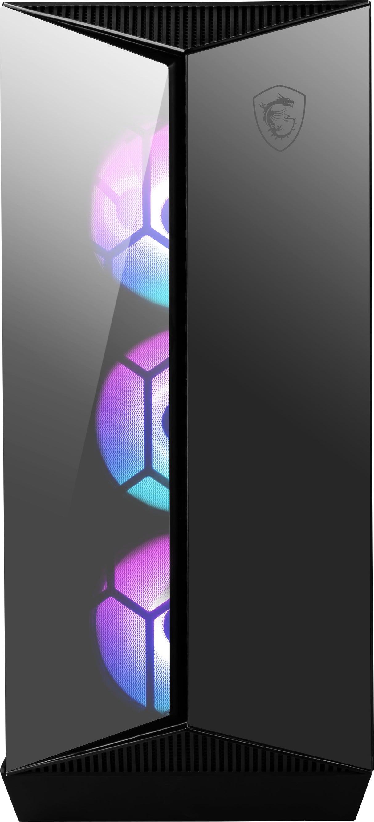 Boitier Moyen Tour ATX MSI MPG Gungnir 110R RGB avec panneaux vitrés (Noir)