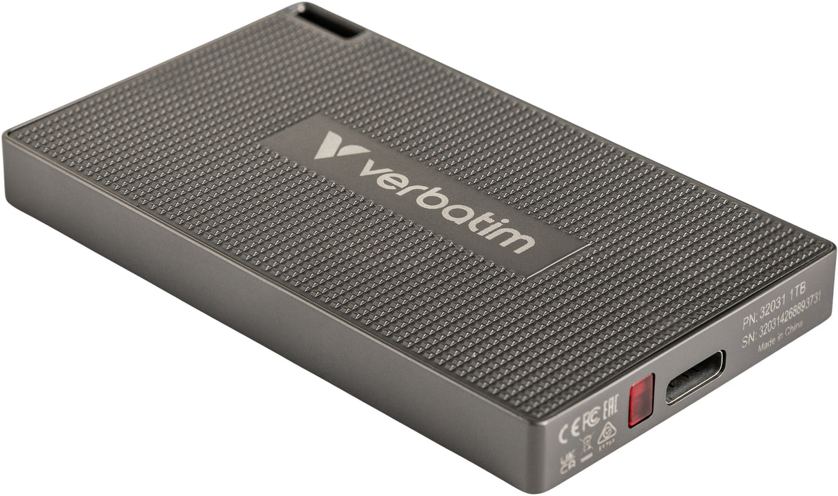 Disque SSD externe - VERBATIM - Metal Mini - 512 Go