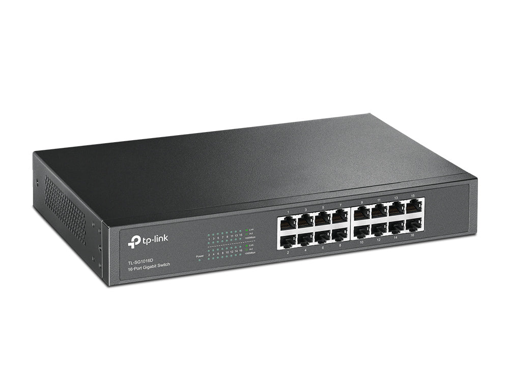 Switch réseau ethernet Gigabit rackable TP-Link SG1016D - 16 ports