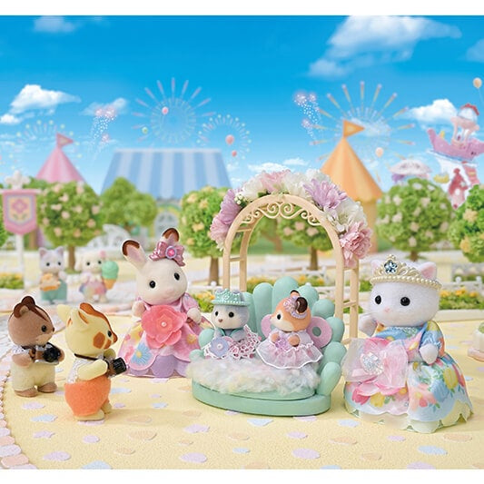 Les princesses en robes a fleurs - Sylvanian Families - 5809