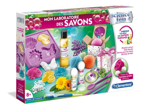 Mon laboratoire des savons - Clementoni - Science & Jeu - Jeux Scientifiques