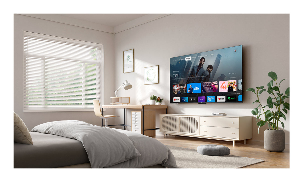 TCL 50P6K - TV LED 50 (126 cm) - 4K UHD 3840x2160 - HDR10+ - Google TV - 3xHDMI 2.1 - WiFi