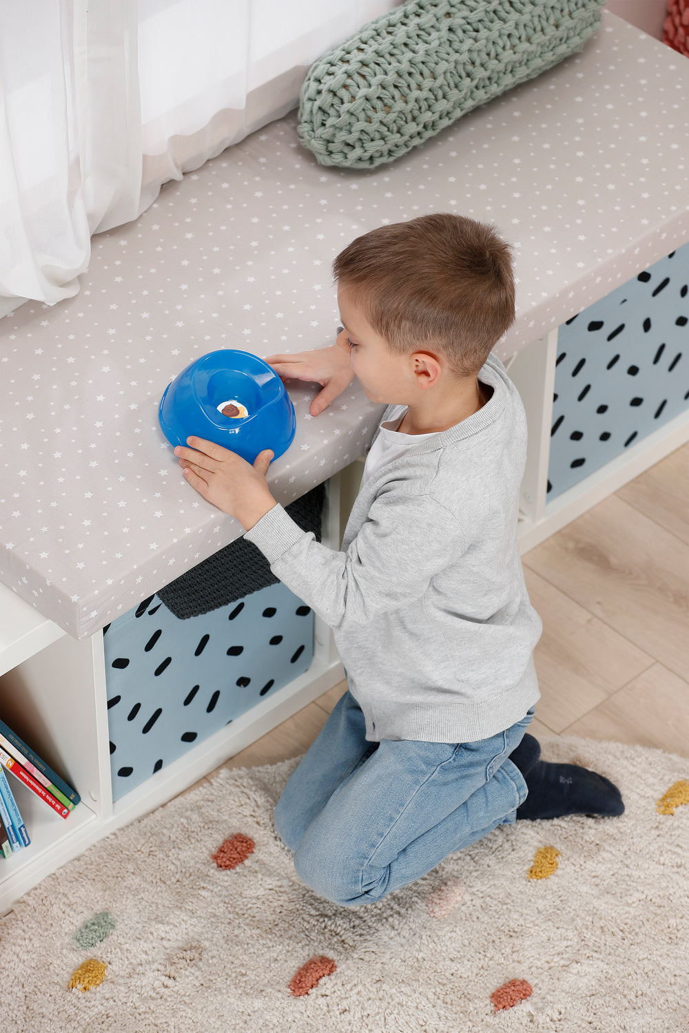 Poupon - BABY BORN - Jonas - 10 fonctions réalistes - 10 accessoires - Bleu et Rouge - 43cm - Des 3 ans