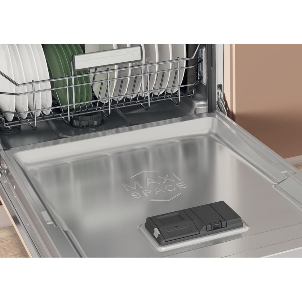 Lave-vaisselle tout encastrable HOTPOINT H7IHP40L - 15 couverts - 40 dB - Classe C - Maxi Space - tiroir a couverts