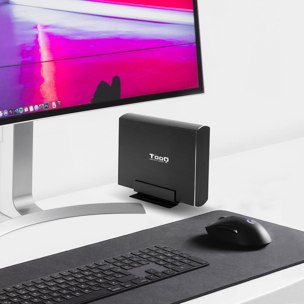 Boitier externe USB 3.1 TooQ TQE-3530 - S-ATA 3,5" (Noir)