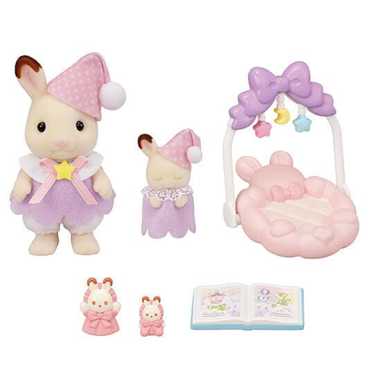 Le coucher des soeurs Lapin Chocolat - Sylvanian Families - 5806