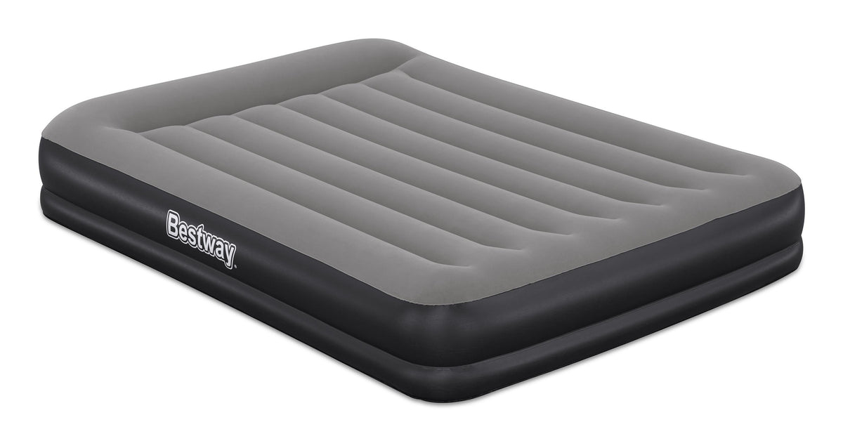 Matelas gonflable - BESTWAY - 671BU - Tritech Queen - 2 places, pompe USB intégrée, 2,03 m x 1,52 m x 36 cm