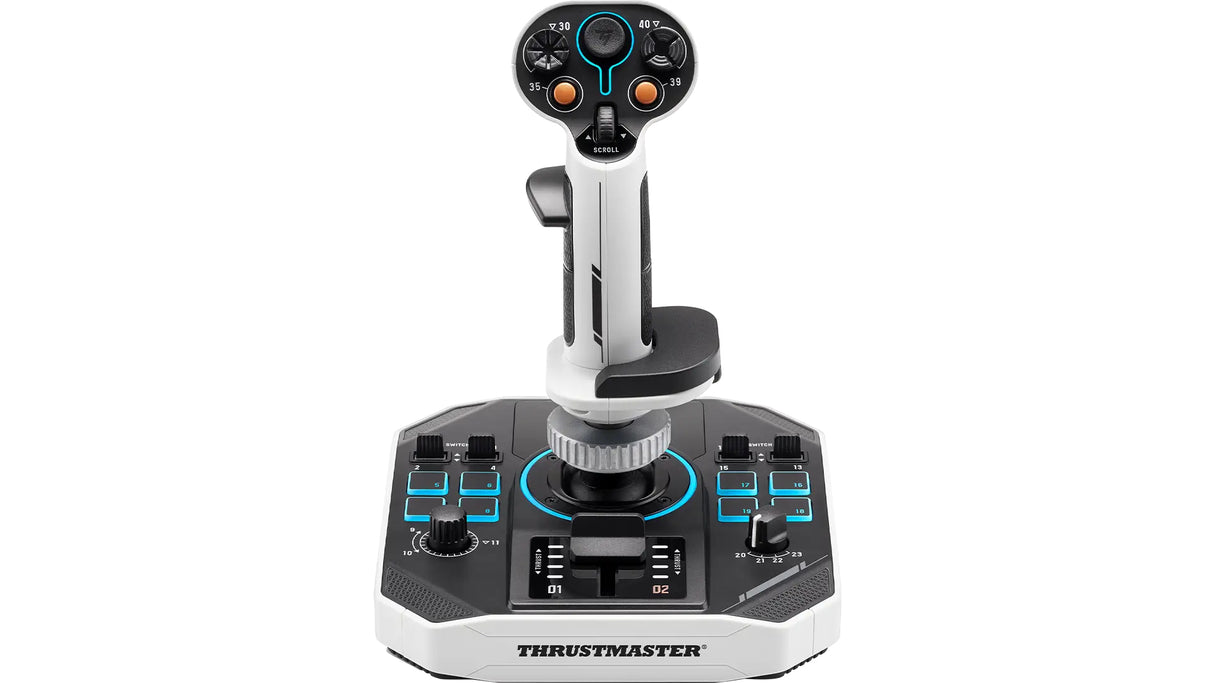 Joystick spatial - THRUSTMASTER - Sol-R 1 Flightstick - 44 boutons - Technologie H.E.A.R.T. 16 bits - Ambidextre avec base