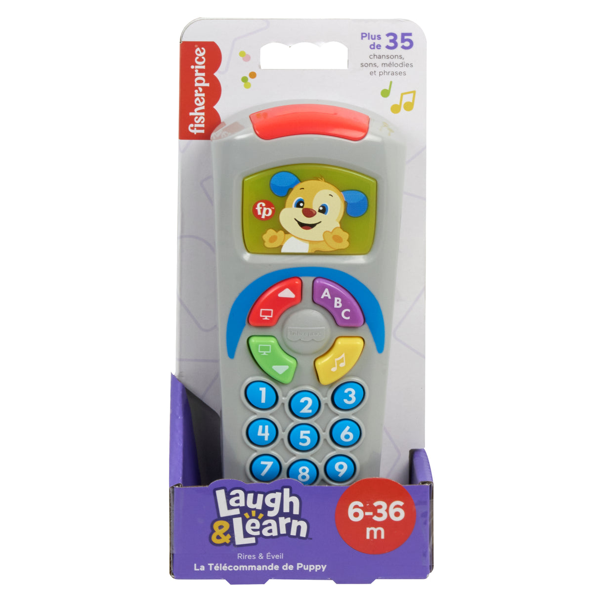 Fisher-Price-La Télécommande de Puppy-Jouet d'éveil musical pour bébés HXB87