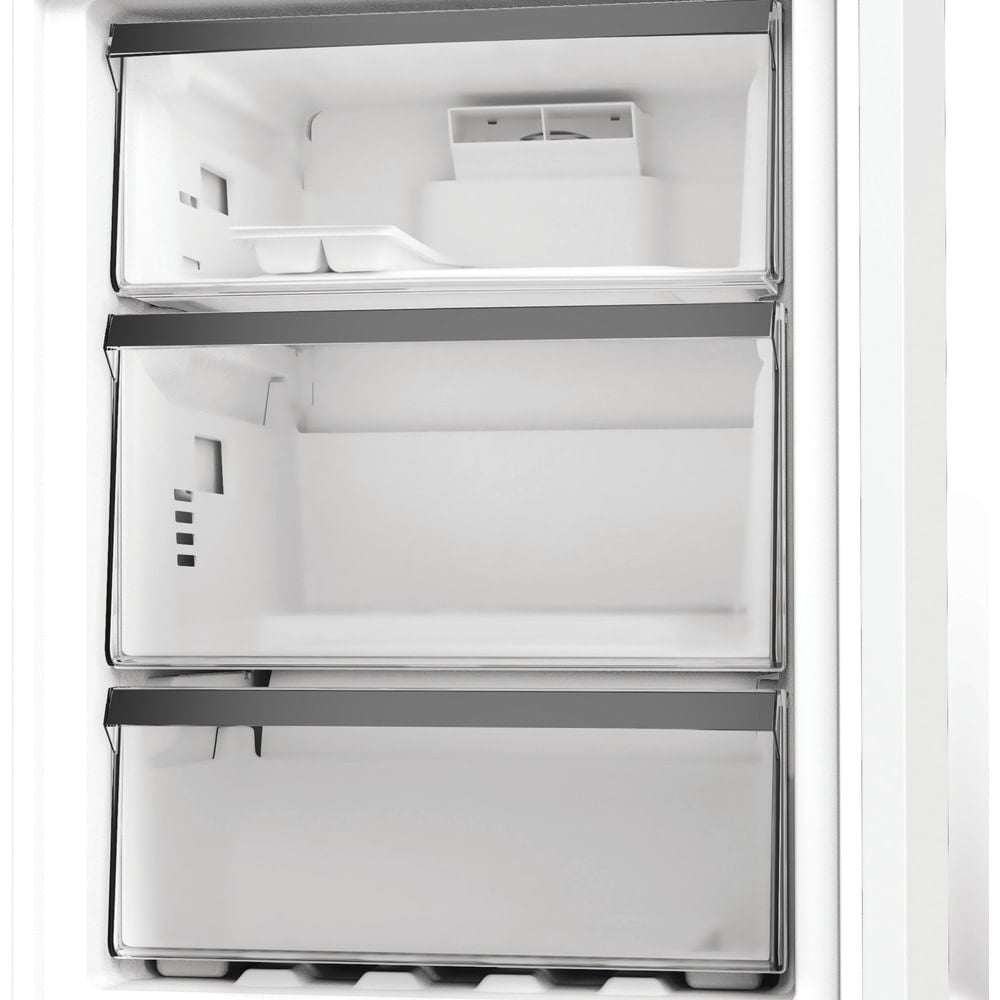 Réfrigérateur combiné - WHIRLPOOL - WHK26363XP6E - 316 L - Dual NoFrost - 6e sens - Classe C - 186.5x59.5x66.3 - Inox