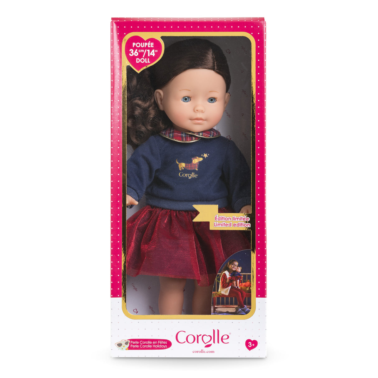 Poupée - COROLLE - Ma Corolle Perle Corolle en Fetes - 36 cm - personnalisable - des 3 ans
