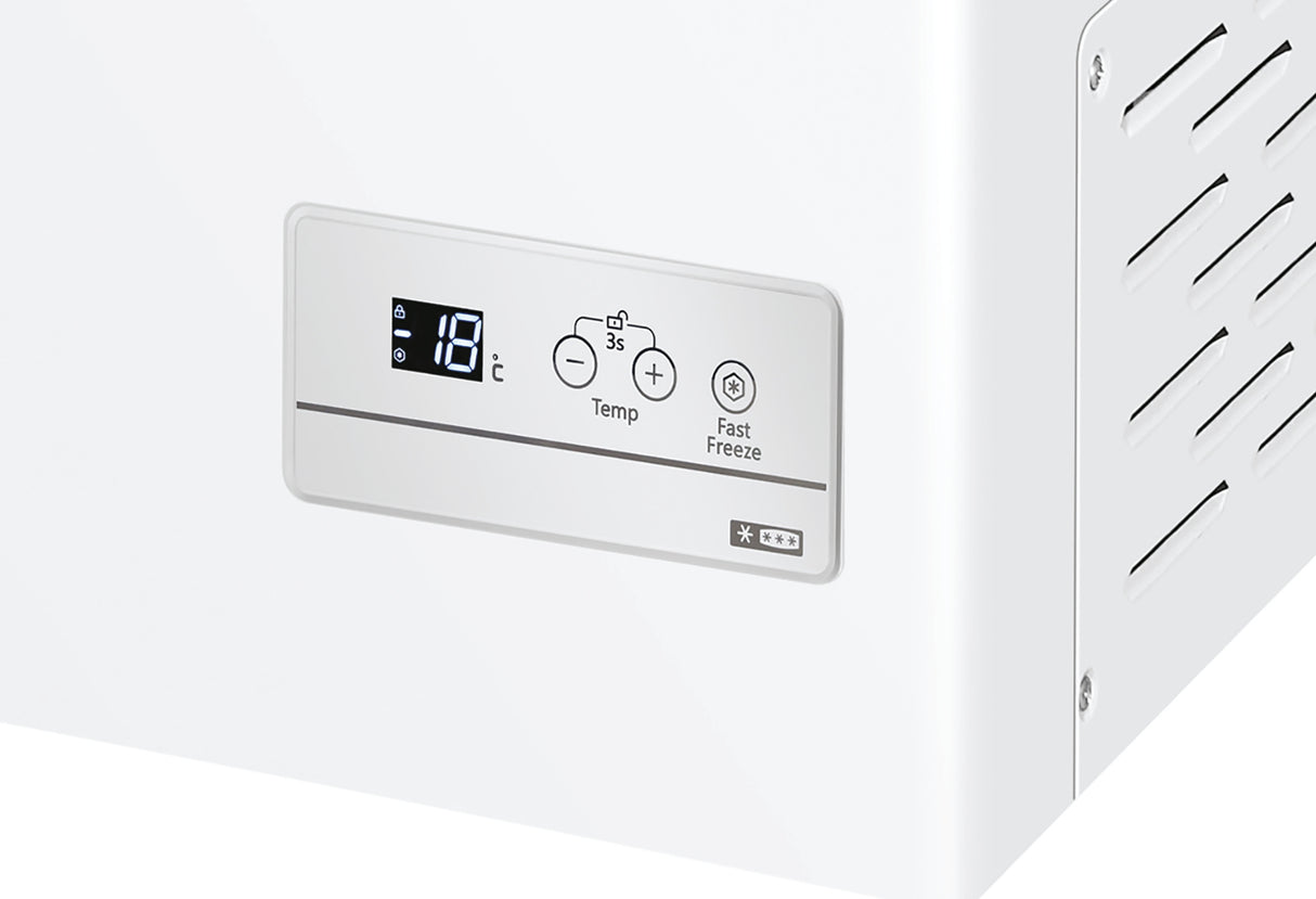 Congélateur coffre - HAIER HCE200EFR - 196 L - Classe E - 39 dB - Blanc