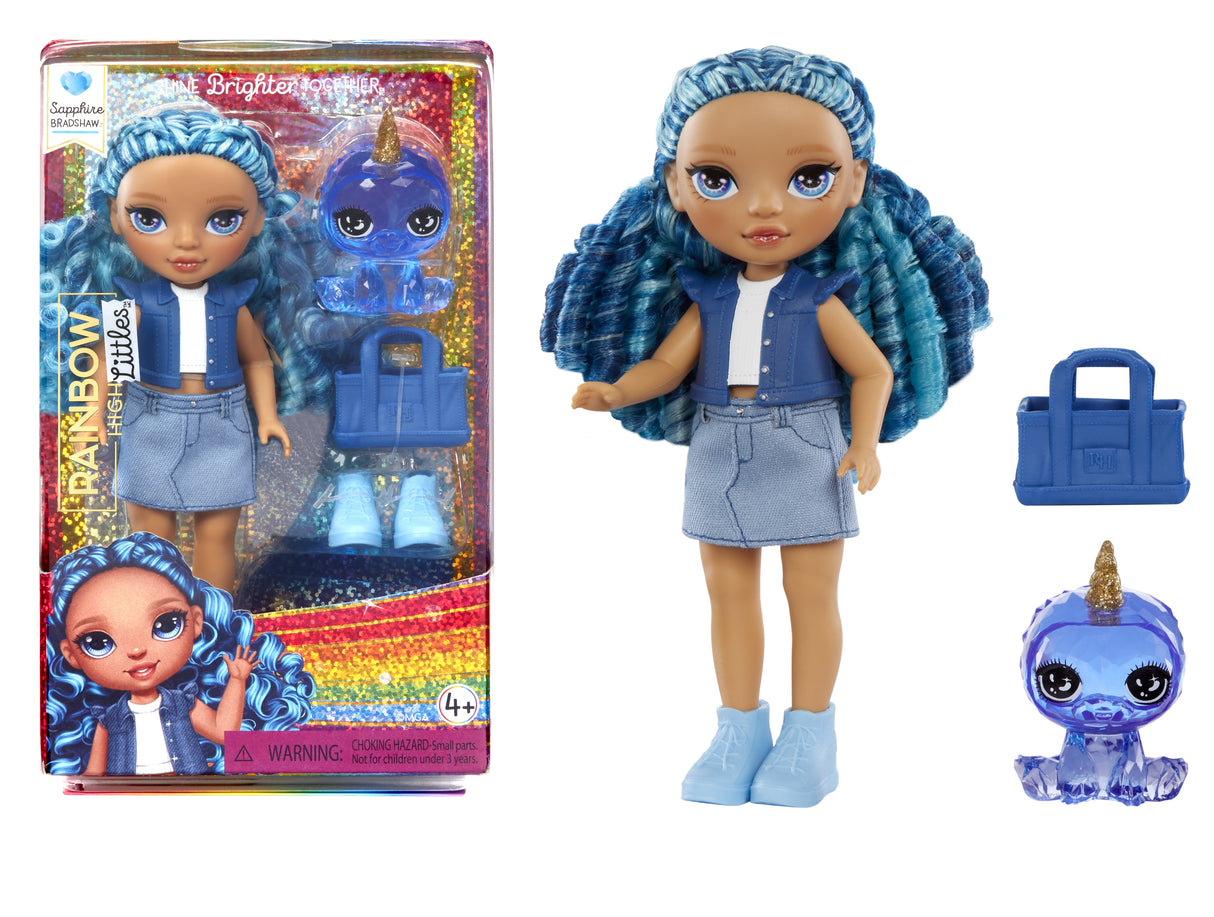 Rainbow High Littles - Poupée 15cm + animal de compagnie - Bleu - Des 4ans