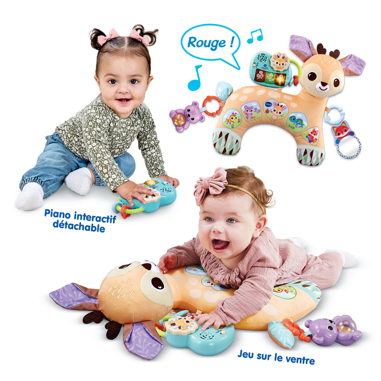 VTECH MON COUSSIN D'ÉVEIL SENSORIEL