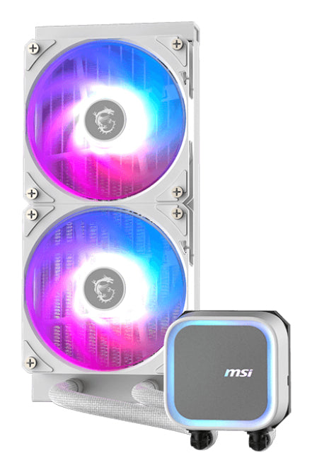 MSI - MAG CORELIQUID A13 240 - Kits de watercooling - 120 x 120 x 25 mm - Blanc
