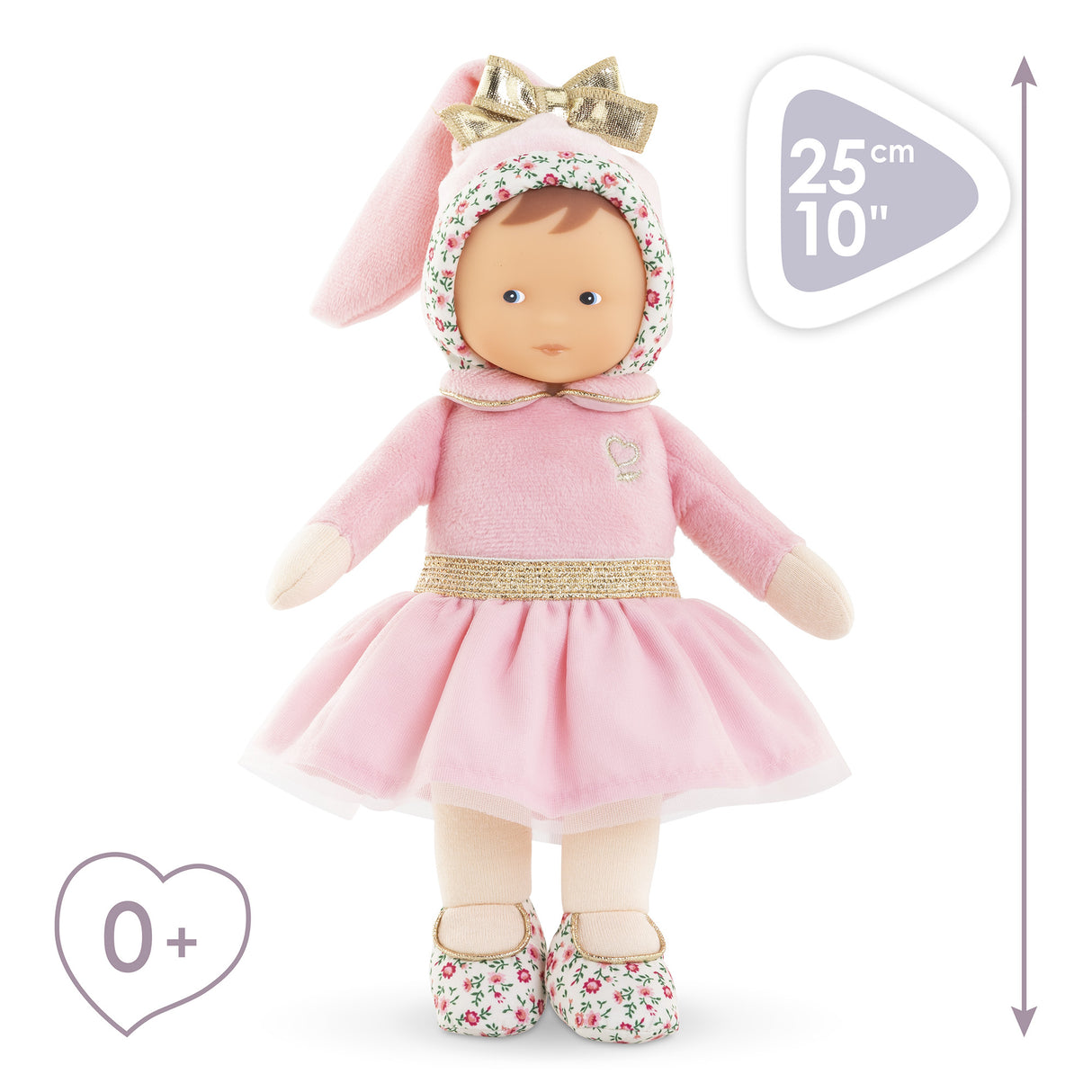 Doudou - Corolle - Miss Ballerine - 25 cm - Doux - Senteur de vanille