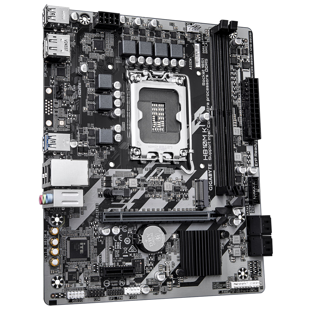 Carte mere - GIGABYTE - H810M K - Format Micro-ATX - Chipset Intel H810 - DDR4