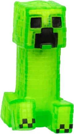 Figurine extensible - GOO JIT ZU - Minecraft Creeper - 11 cm - Texture élastique - Extensible 3x